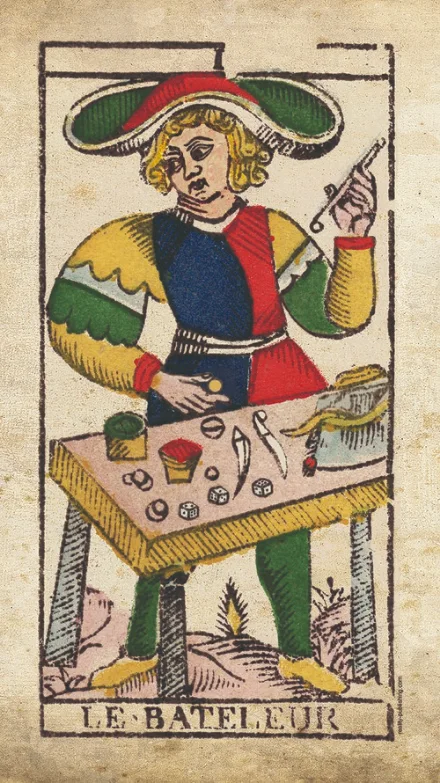 Le Bateleur, arcane I du Tarot de Marseille de Nicolas Conver