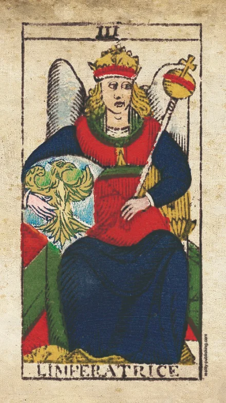 L'Impératrice, arcane III du Tarot de Marseille de Nicolas Conver