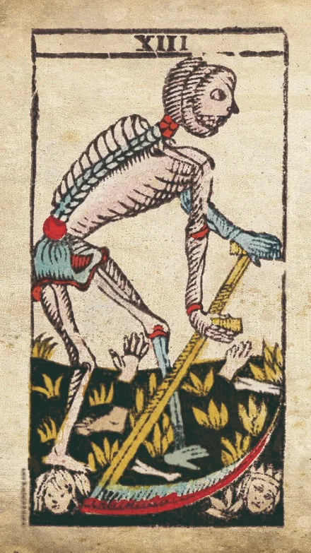 L'Arcane sans nom, arcane XIII du Tarot de Marseille de Nicolas Conver