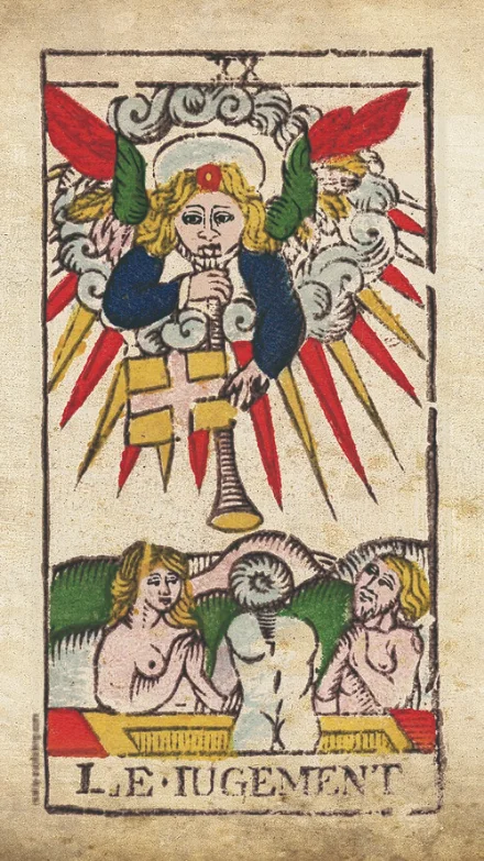 Le Jugement, arcane XX du Tarot de Marseille de Nicolas Conver